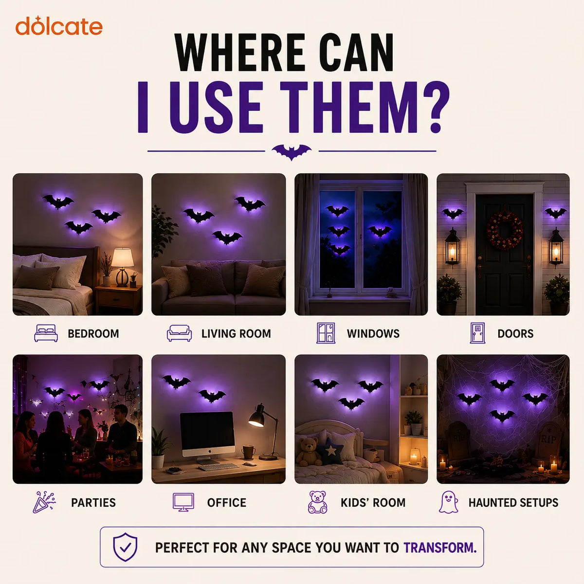 Dolcate GlowBats™
