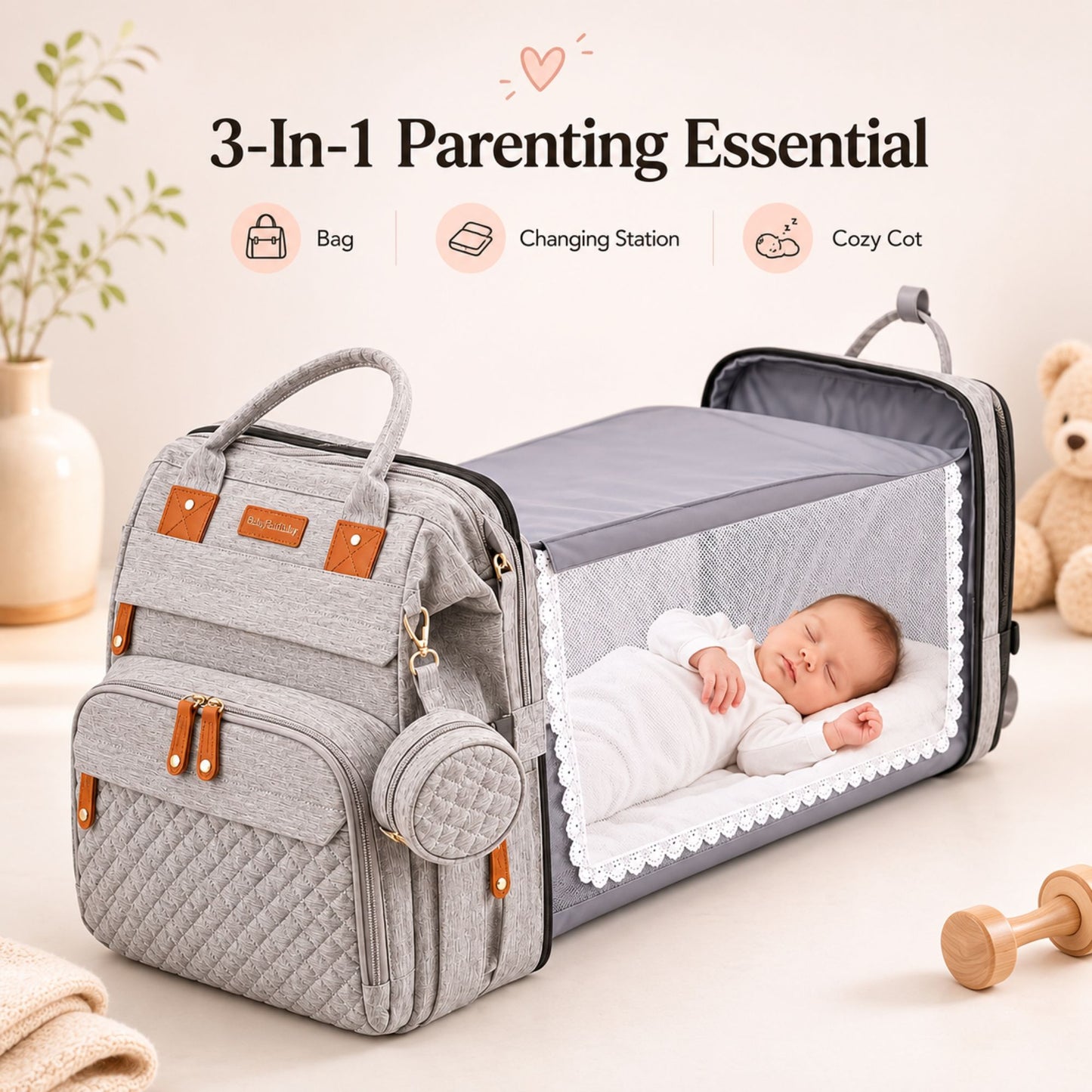 CalmNest™ Baby Travel Bag