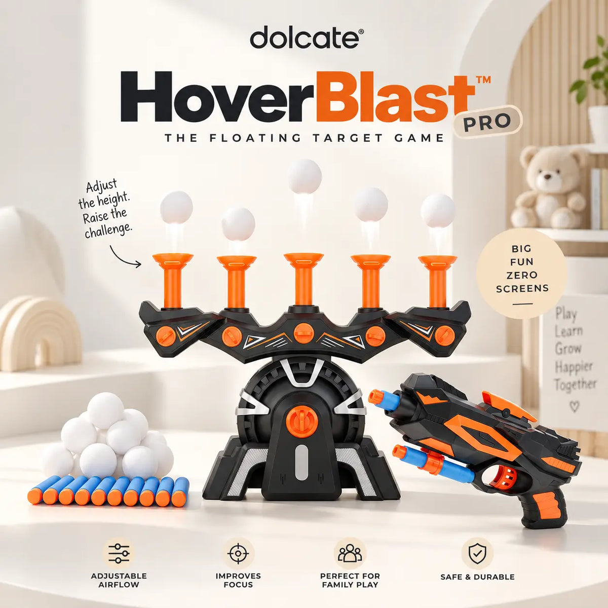 Dolcate HoverBlast™ Pro — The Floating Target Challenge