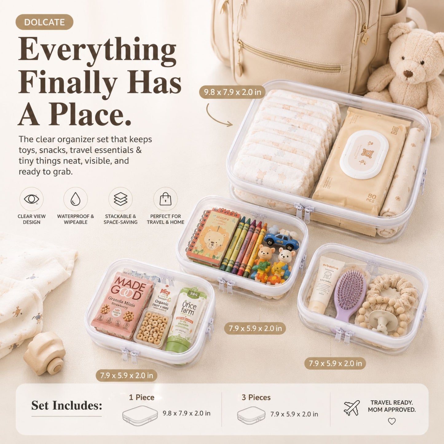 Dolcate TidyPack™ Organizer Set