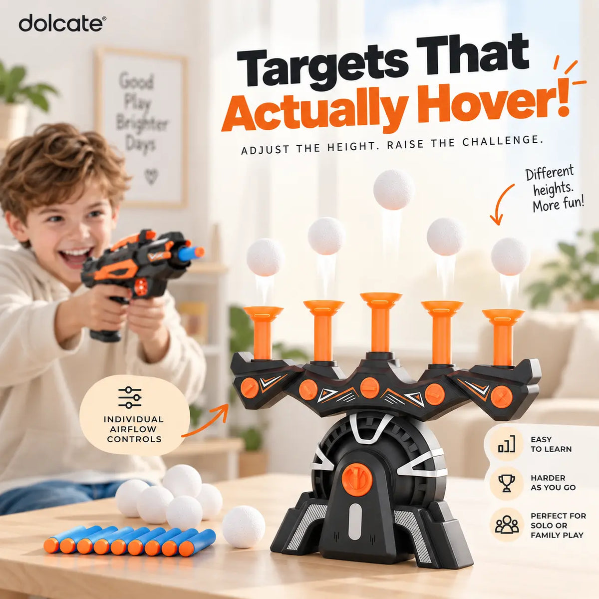 Dolcate HoverBlast™ Pro — The Floating Target Challenge