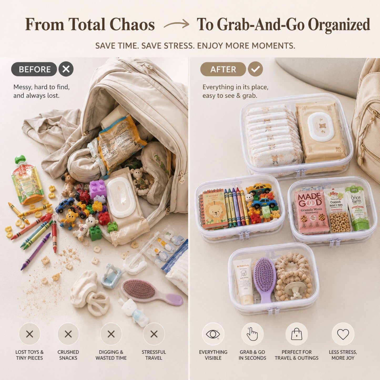Dolcate TidyPack™ Organizer Set