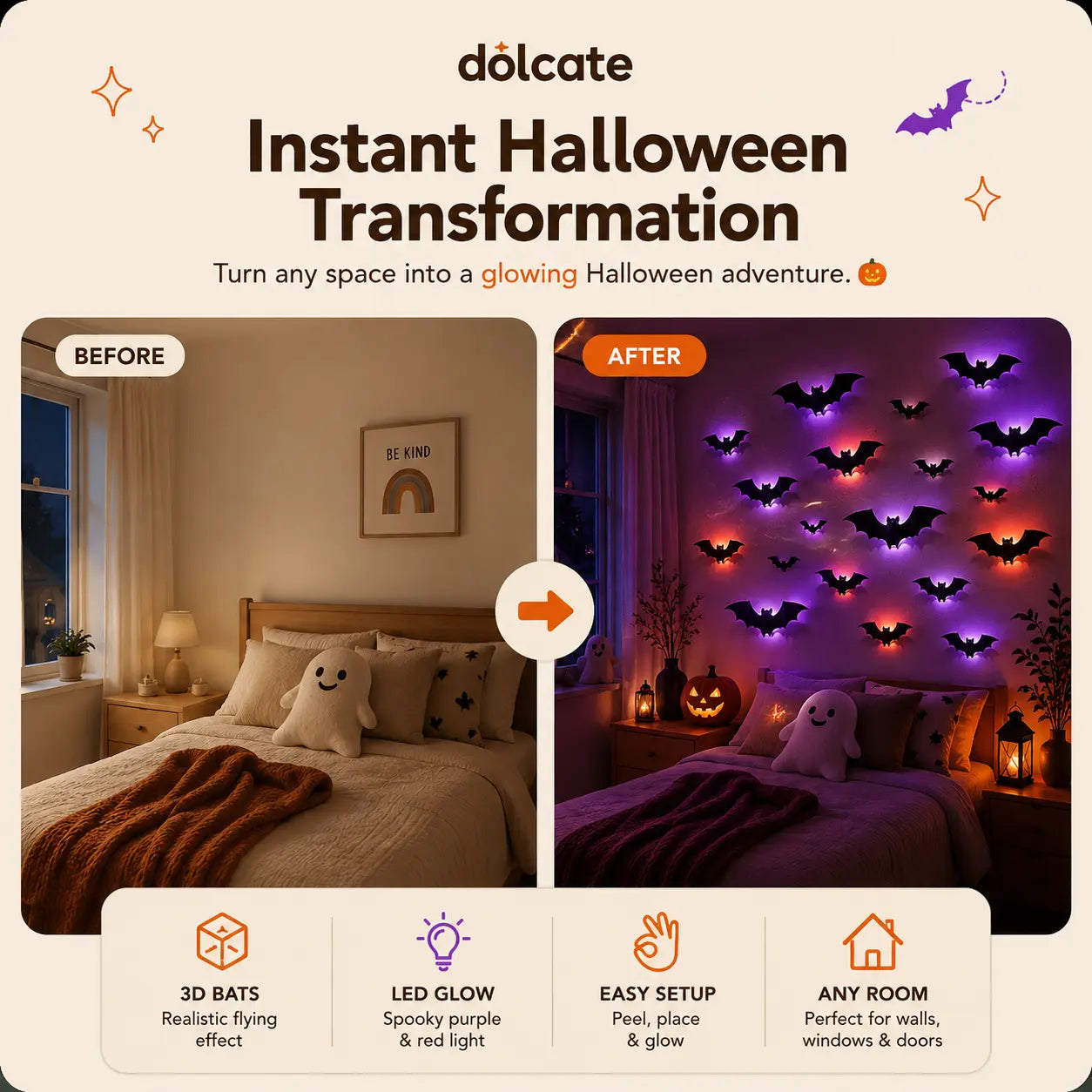 Dolcate GlowBats™