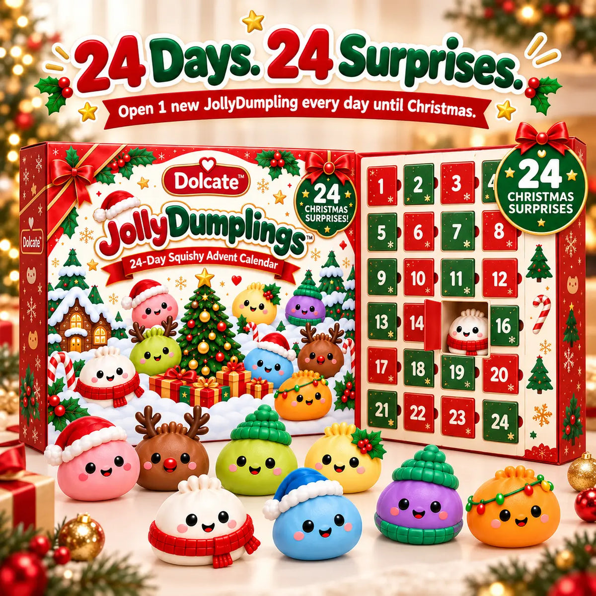 Dolcate™ JollyDumplings™ Advent Calendar