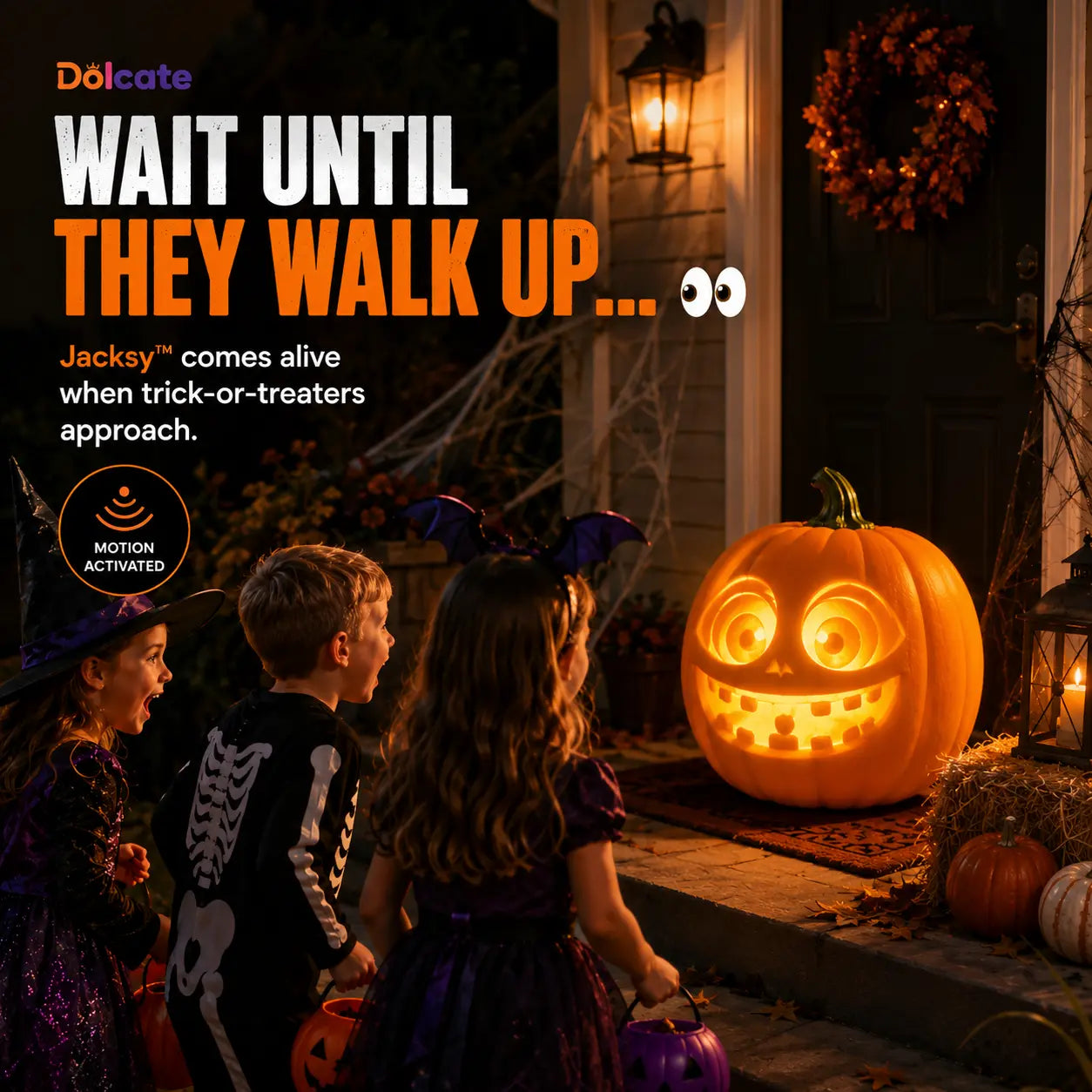 Dolcate Jacksy™ — Animated Talking Pumpkin
