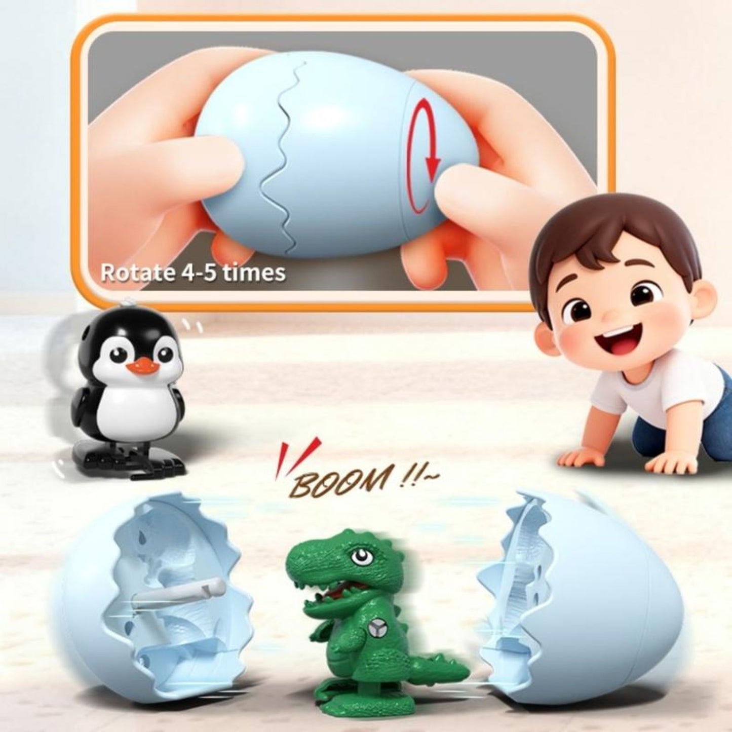 Dolcate KineticHatch™ Dinos