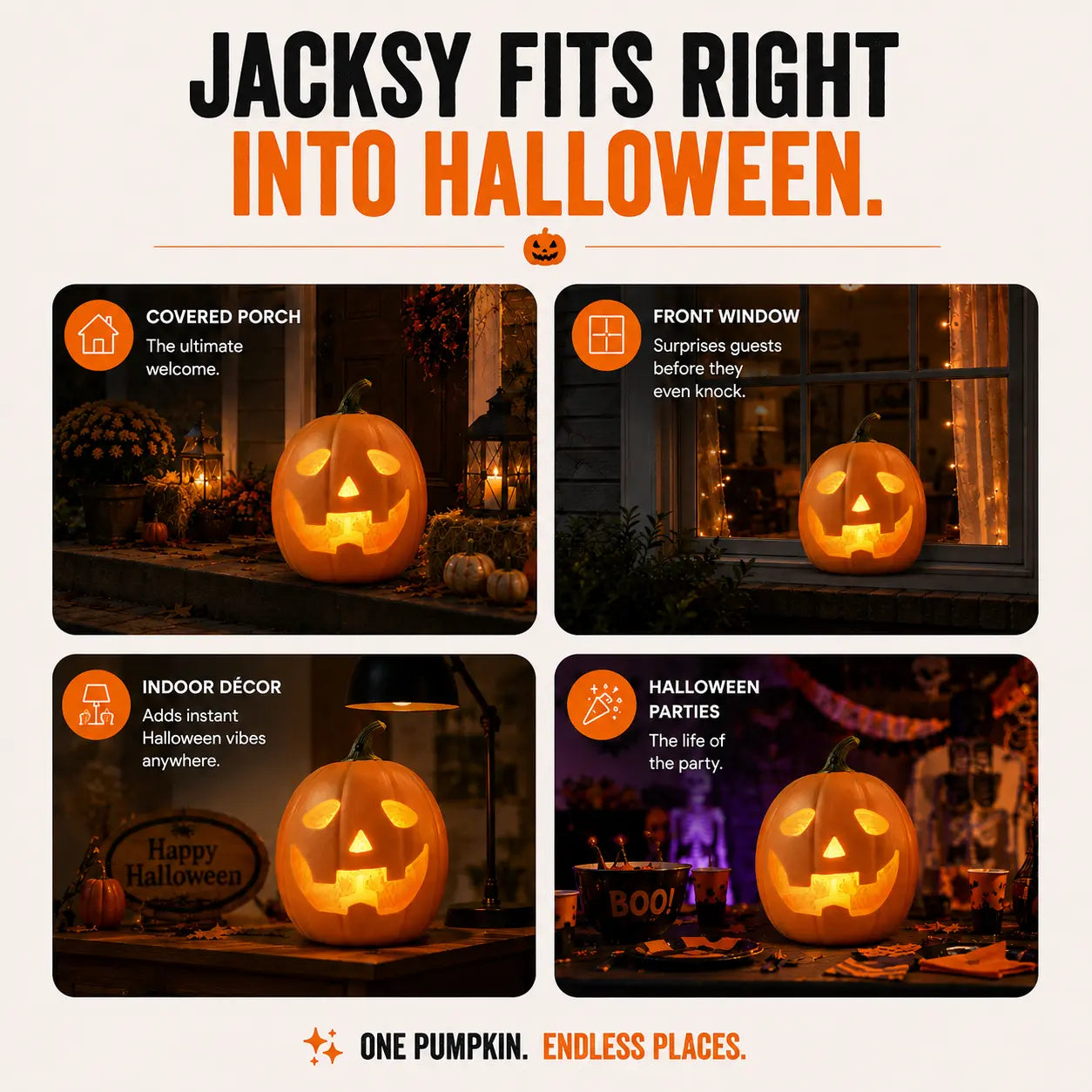 Dolcate Jacksy™ — Animated Talking Pumpkin