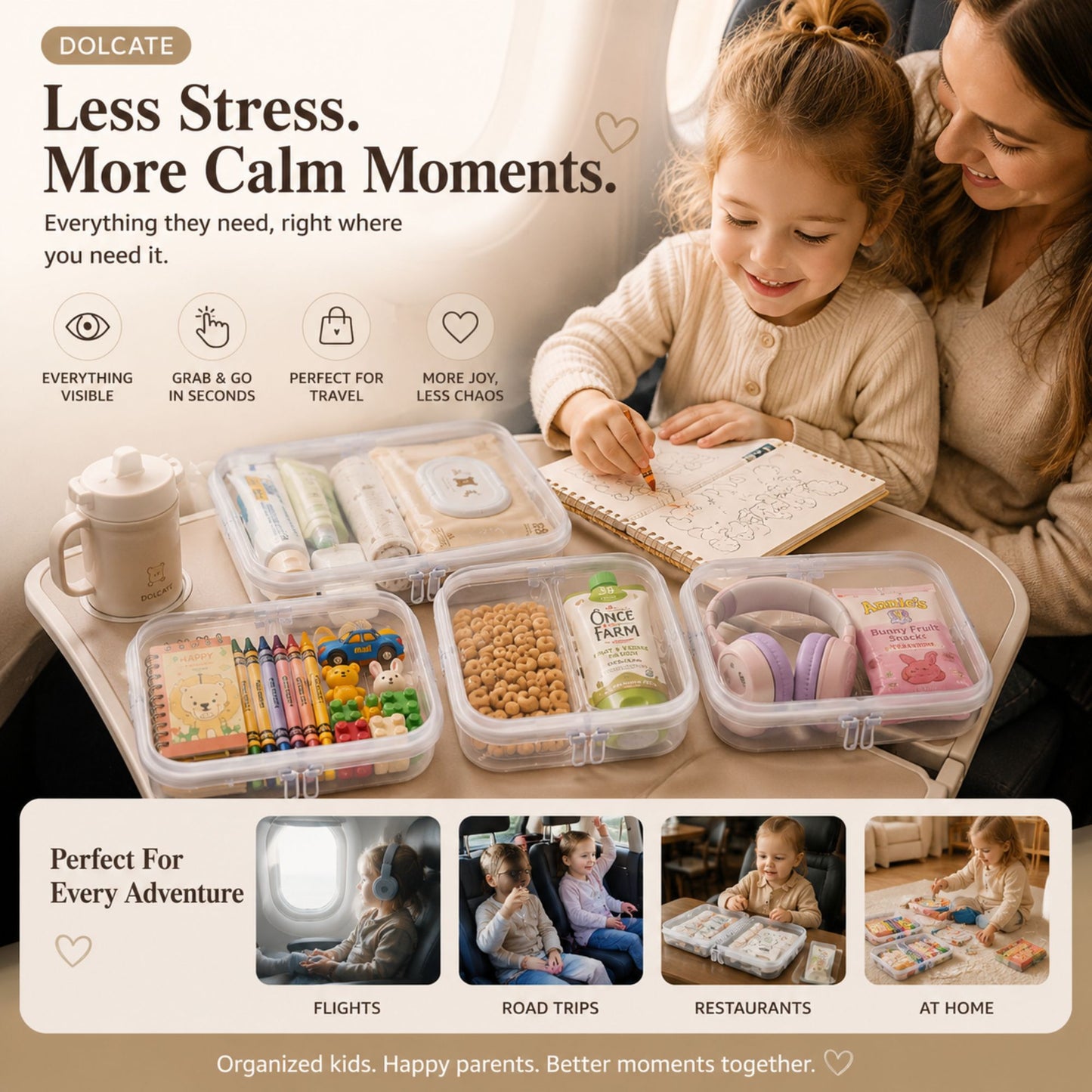 Dolcate TidyPack™ Organizer Set