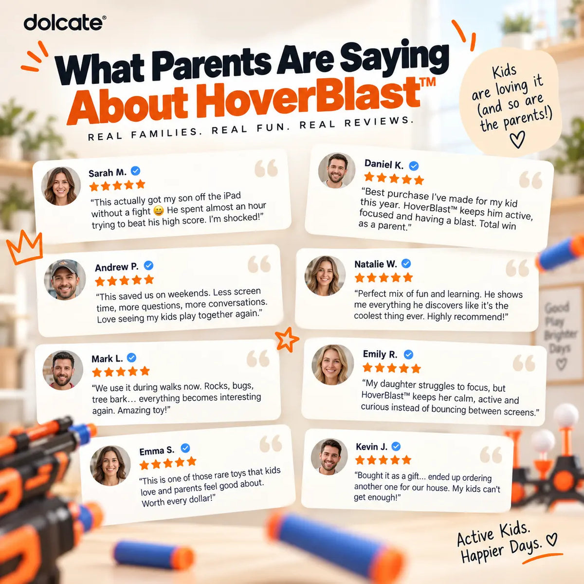 Dolcate HoverBlast™ Pro — The Floating Target Challenge