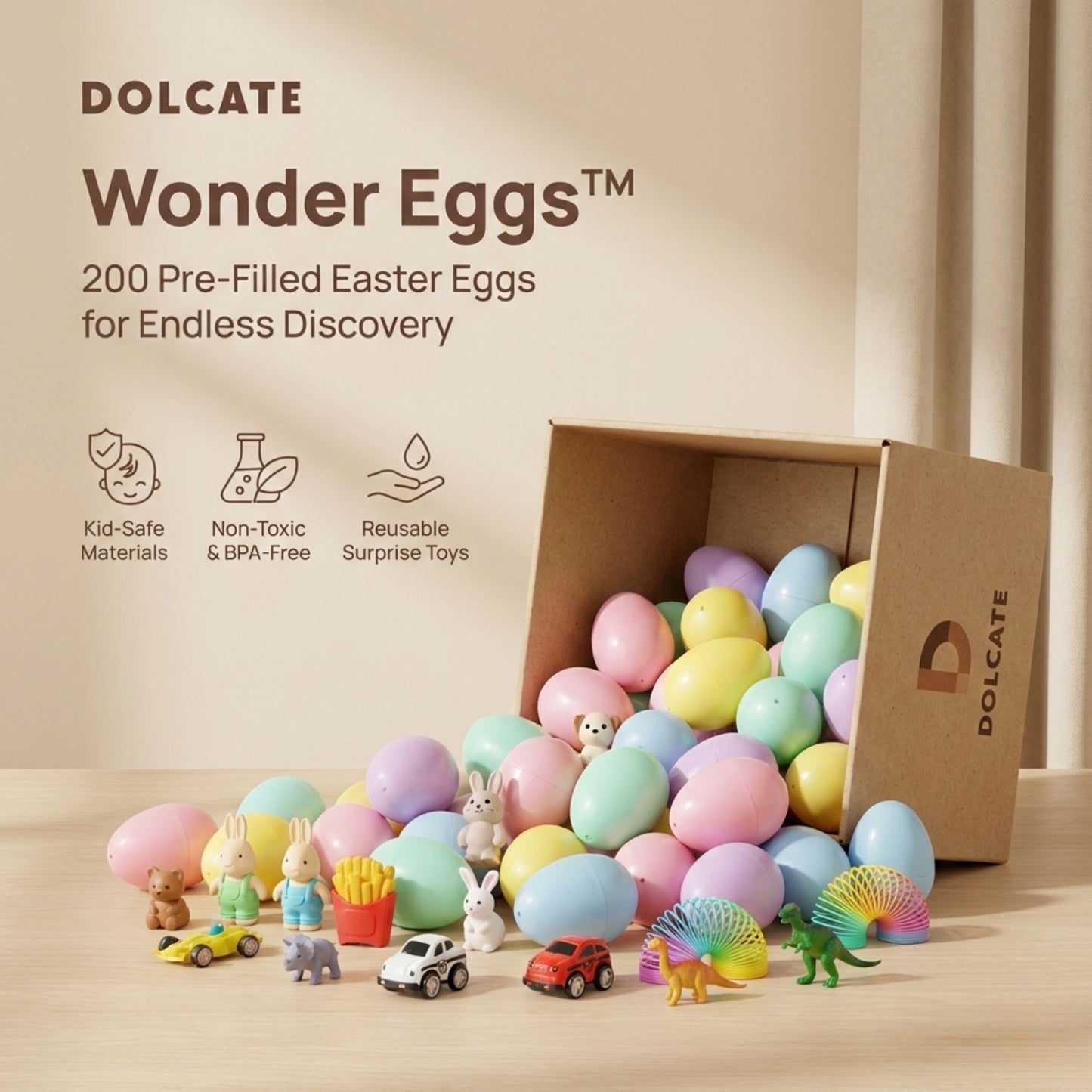 Dolcate Wonder Eggs - PreFilled Easter Eggs