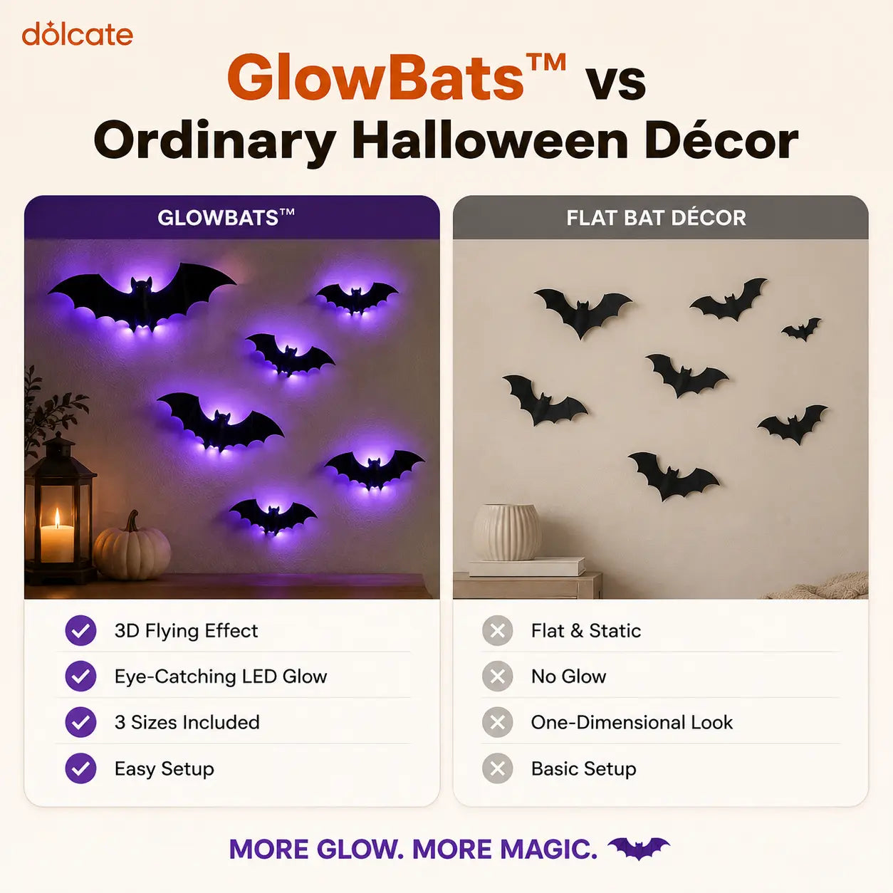 Dolcate GlowBats™