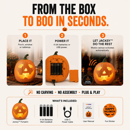 Dolcate Jacksy™ — Animated Talking Pumpkin