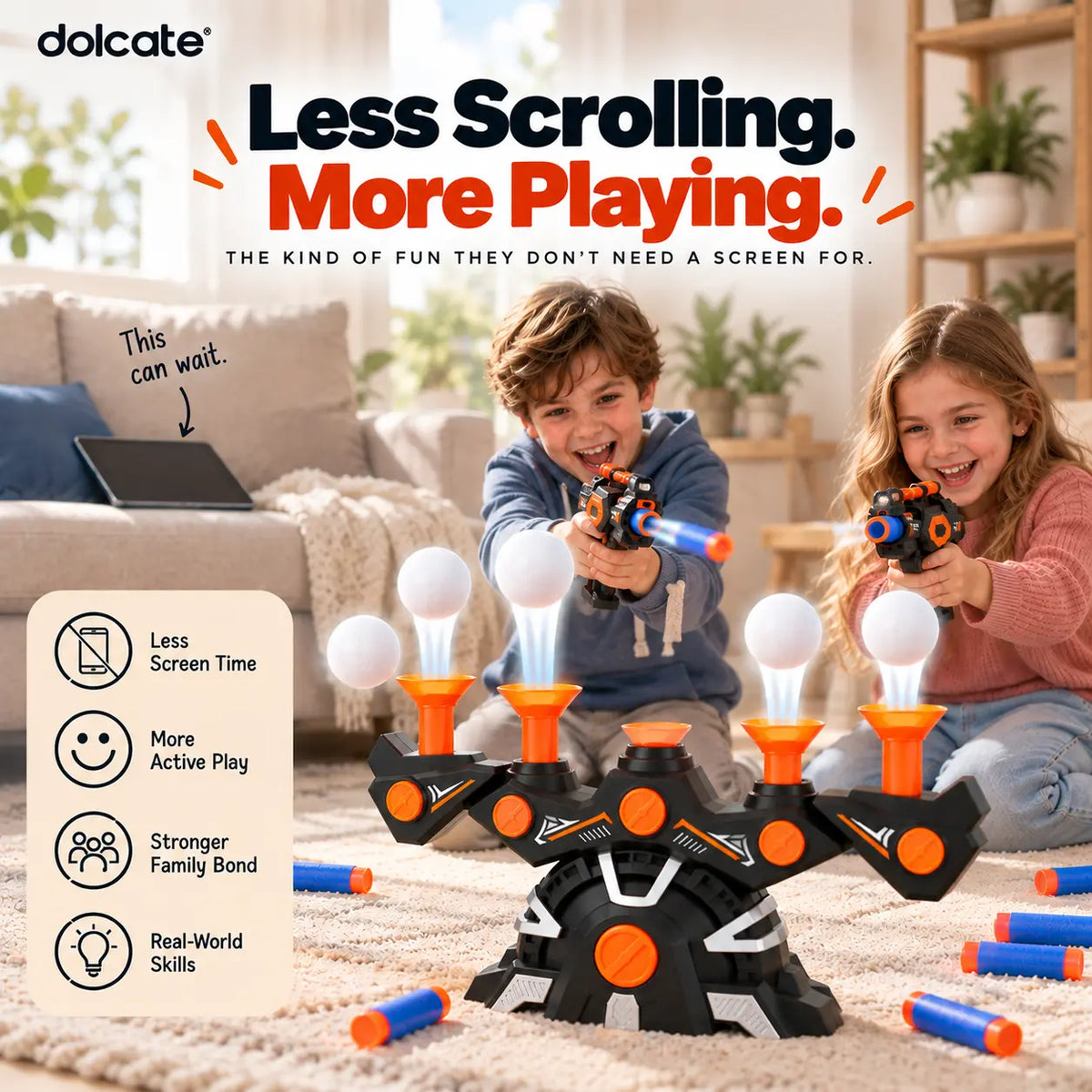 Dolcate HoverBlast™ Pro — The Floating Target Challenge