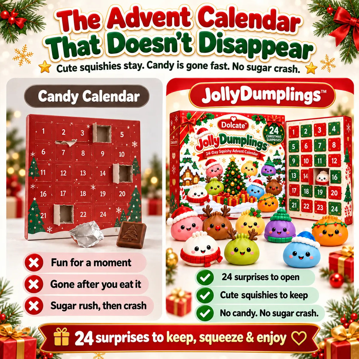 Dolcate™ JollyDumplings™ Advent Calendar