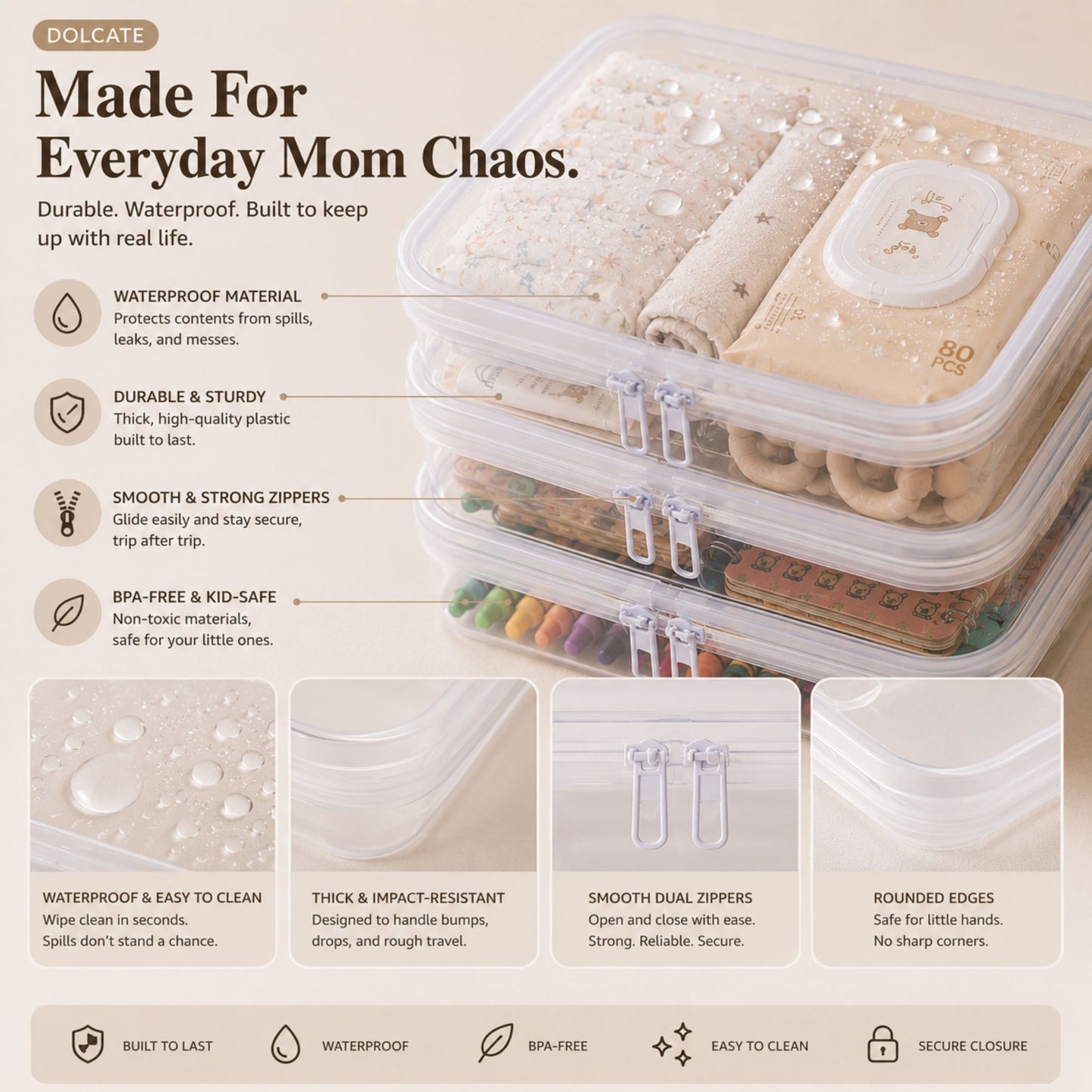 Dolcate TidyPack™ Organizer Set