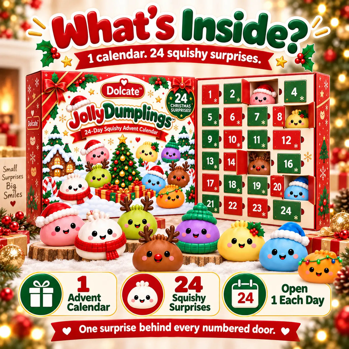 Dolcate™ JollyDumplings™ Advent Calendar