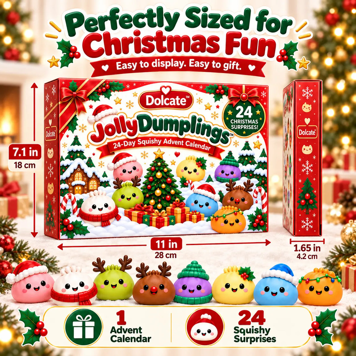 Dolcate™ JollyDumplings™ Advent Calendar